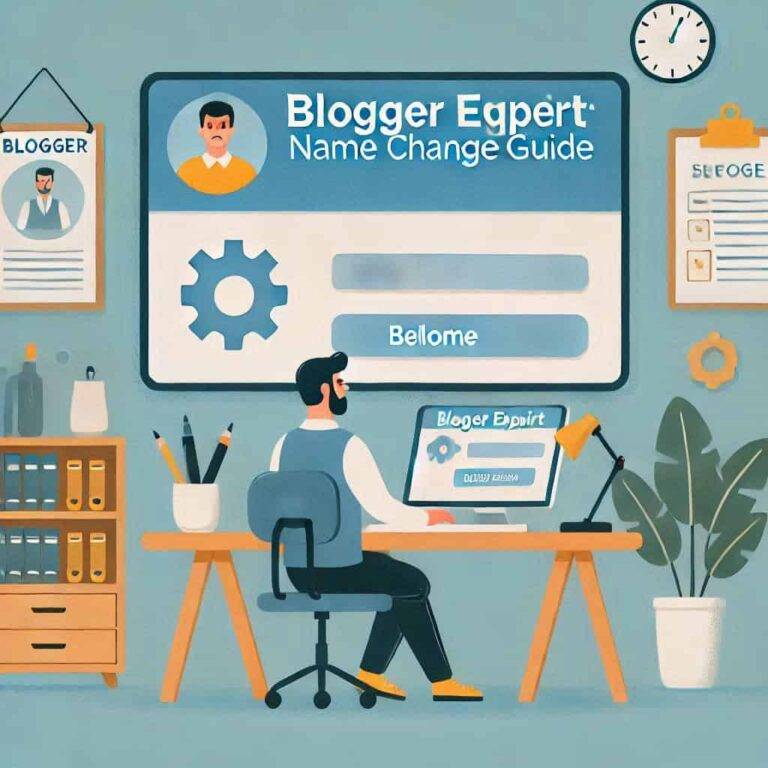 Esperto Blogger: Guida cambio nome