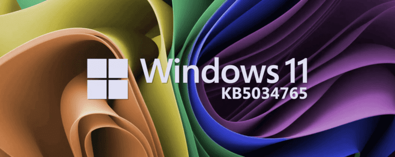 Problemi con aggiornamento Windows 11 KB5034765 in questione