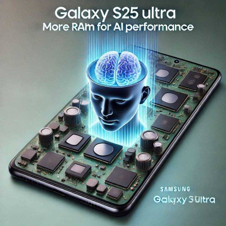 Samsung Galaxy S25 Ultra: più RAM per prestazioni AI