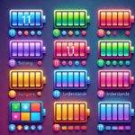 Windows 11 icone della batteria colorate per capire lo stato