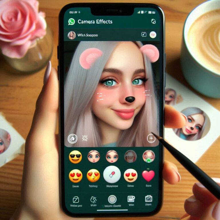 WhatsApp: nuovi effetti fotocamera e sticker per selfie