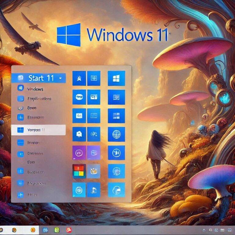 Windows 11: barra delle applicazioni verticale con Start11